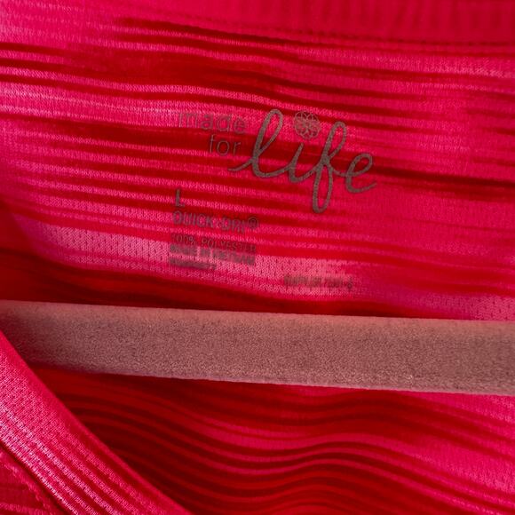 Xersion & Made For Life Women’s Workout Tops Bundle Size L Pink & Coral - Picture 9 of 11